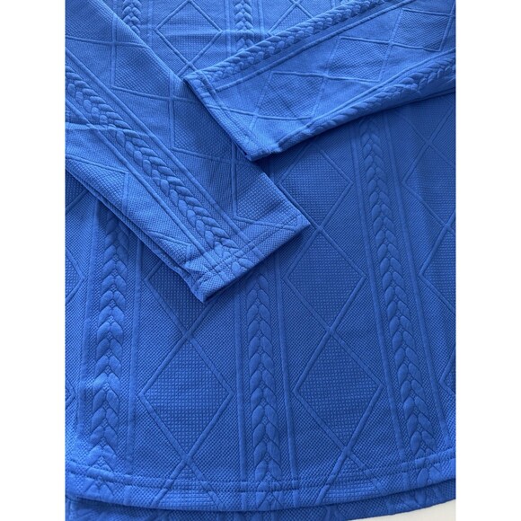 JMIERR Men Casual Long Sleeve Shirt Crew Neck Collar Pullover Sweatshirt XL blue - Picture 10 of 14